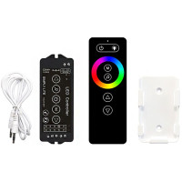 RGB LED Контроллер RF Music 18А DC12-24V Радио - Сенсорный 6 кнопок 